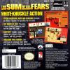 Sum of All Fears, The Box Art Back